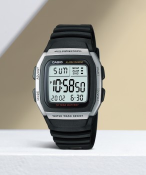 Casio W-800H-1AVES Men's Black Resin Strap Digital Watch