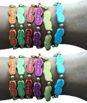 Atyourdoor Colorful Friendship Bands Bracelets for your Friends Pack of 12 Pcs Boys Girls Price in India Buy Atyourdoor Colorful Friendship Bands Bracelets for your Friends Pack of
