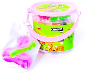 Buy Chrome Modelling Clay 9542 for Kids  12 Colours, 3 Moulds inside  online @  - School & Office Supplies Online India