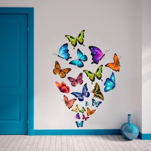 Cinderella 3d Butterfly Decoration Butterfly Wall Stickers Flipkart 3d  Butterflies Pvc Removable Butterfly Wall Stickers Flipkart From Flyw201264,  $127.35