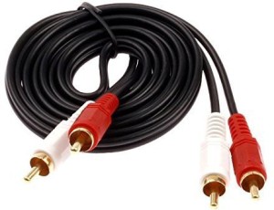 C&E TV-out Cable 50-Feet 2 RCA Male to Male Audio Cable Connectors, 2  White/2 Red - C&E 