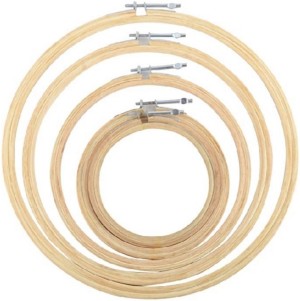 Embroiderymaterial 12 Inch Round Wooden Embroidery Hoop Price in India -  Buy Embroiderymaterial 12 Inch Round Wooden Embroidery Hoop online at