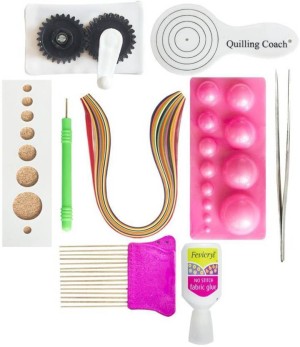 JINKRYMEN 19 Piece Quilling Tools Kit With 800 Papers - 19 Piece Quilling  Tools Kit With 800 Papers . shop for JINKRYMEN products in India.