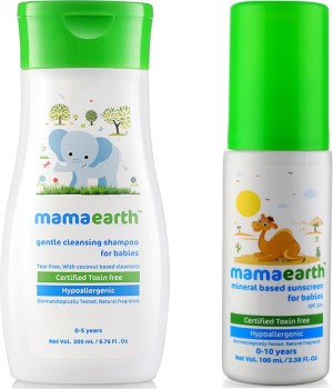 Mamaearth Nourishing Hair Oil for Babies 100ml (0-10 Years) & Daily  Moisturizing Lotion, 200ml Combo : Amazon.in: Baby Products