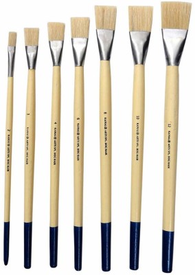 Dayal Artist Long Handle Wash Brush ( Set of 7) 