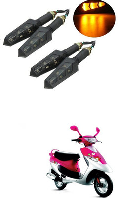 PRTEK Front Rear LED Indicator Light for TVS Scooty Pep Plus