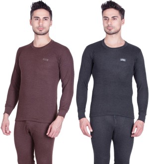 Buy Black Thermal Wear for Men by LUX COTT'S WOOL Online