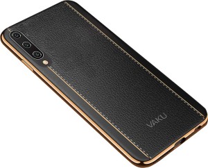 Vaku ® Vivo V20 Cheron Leather Electroplated Soft TPU Back Cover