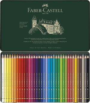 FABER-CASTELL Polychromos Round Shaped Color Pencils 