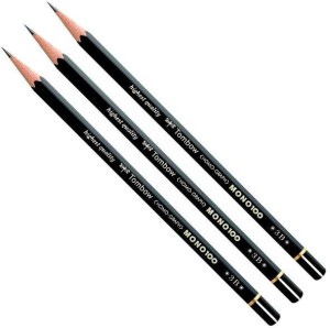Tombow Tombow Mono 100 Professional quality Drawing Pencils - Hexagonal  wooden body (Pack of 3 - grade 6B) Pencil Price in India - Buy Tombow  Tombow Mono 100 Professional quality Drawing Pencils 