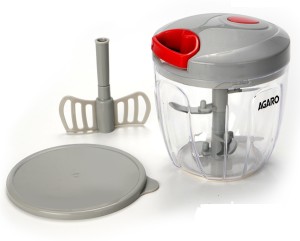 AGARO Ninja Vegetable & Fruit Hand Mini Chopper with 3 Blades