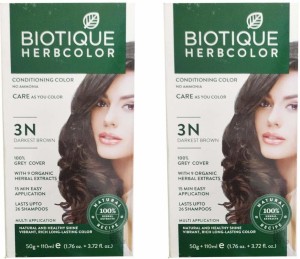 BIOTIQUE herbcolor  hair color 3N darkest brown  Price in India Buy  BIOTIQUE herbcolor  hair color 3N darkest brown Online In India Reviews  Ratings  Features  Flipkartcom