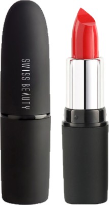 Swiss Beauty Non Transfer Waterproof Lipstick - 407 Russian Red