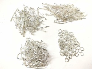 BestUBuy Jewelry Making Gold Pack Of Head pins , Eye pins , Jump Rings ,  Ear Hook Clasps - Jewelry Making Gold Pack Of Head pins , Eye pins , Jump  Rings 