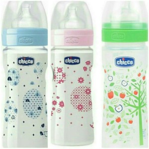 Biberon Chicco 330 ml succhiotto silicone flusso regolabile