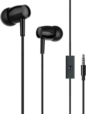 Amro Basic headphones under 100rs wired earphones with mic Wired