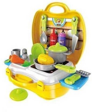 Montez Modern Mini Kitchen Play Set - Modern Mini Kitchen Play Set