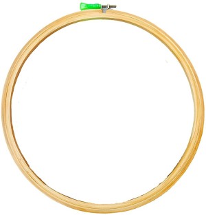 Embroiderymaterial 12 Inch Round Wooden Embroidery Hoop Price in India -  Buy Embroiderymaterial 12 Inch Round Wooden Embroidery Hoop online at