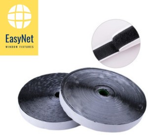 Easynet 12meters Self Adhesive Hook and Loop Velcro tape 40feet (12m)  Stick-on Velcro Price in India - Buy Easynet 12meters Self Adhesive Hook  and Loop Velcro tape 40feet (12m) Stick-on Velcro online