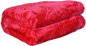 Kashmiri queen Floral Single Mink Blanket for Heavy Winter Buy
