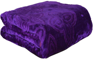 Kashmiri queen Floral Single Mink Blanket for Heavy Winter Buy
