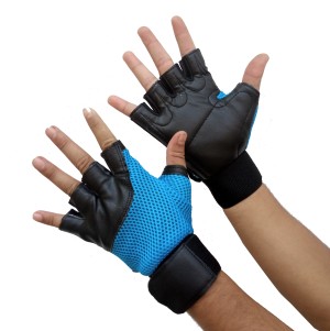 Nema Breathable 3 Low-Cut Fingers Fishing Gloves- Pack of Two - Blue Gym &  Fitness Gloves - Buy Nema Breathable 3 Low-Cut Fingers Fishing Gloves- Pack  of Two - Blue Gym 