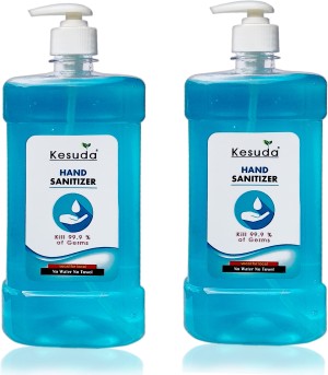 Khadi Essentials Pure&Safe Sanitizer 5 Liter Combo Instant Hand Sanitizer  Liquid Spray with Refill Pack 70% Ethyl Alcohol, Neem, Tulsi & Aloe Vera  Extracts with Glycerine (5ltr Bottle + 500mL Spray)