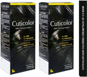 Amazon.in:Customer reviews: Cuticolor Permanent Hair Color Cream  (Black)120gm