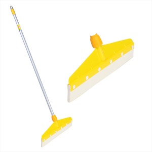 Professional Pet Hair Remover and Carpet Scraper,The Extended Length Adjustable Broom,Extra Longer Floor Squeegee,Household Silicone Rubber Broom with Hooks. The Magic Multifunctional Sweeper Broom 