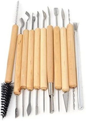 61PCS Ceramic Clay Tools Set,polymer Clay Tools Pottery Tools Set, Wooden  Pottery Sculpting Clay Cleaning Tool Set -  Sweden