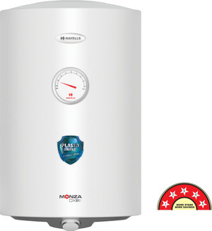 HAVELLS 15 L Storage Water Geyser (Monza DX 15 l, White) Price in India -  Buy HAVELLS 15 L Storage Water Geyser (Monza DX 15 l, White) online at  Flipkart.com
