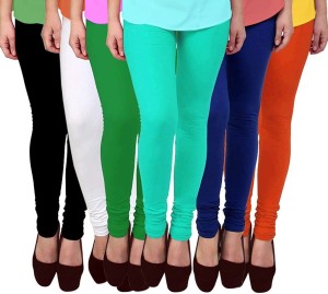 ASA-Cotton Leggings Set for Women's/Girls in Cotton Lycra Churidar