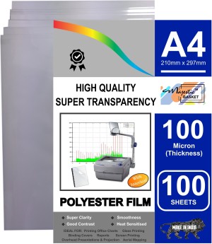 GBT OHP Clear Transparency Sheet , 175 mic , 12x18 Unruled  12x18 175 gsm Transparent Paper - Transparent Paper