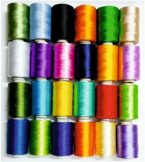 Embroiderymaterial Multicolor Art Silk Thread Combo Thread Price