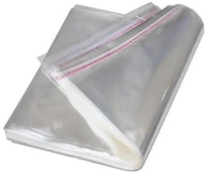 Dms Retail Industrial Transparent Plastic Packing Bags Adhesive