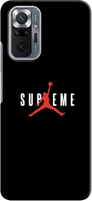 WallCraft Back Cover for REDMI Note 10 Pro Max SUPREME, LOGO, BLACK, SPORT7  - WallCraft 