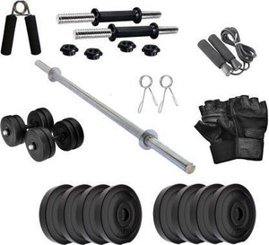 Up Growth 10 kg Home Gym Set with Straight Rod 1 Accessories Home Gym Combo Home Gym Kit