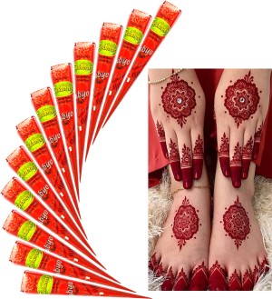 Buy Nayab Mehandi Cones With 8 Henna Stencils - Pink, 30 G (Pack Of 6)  Online at Best Prices in India - JioMart.