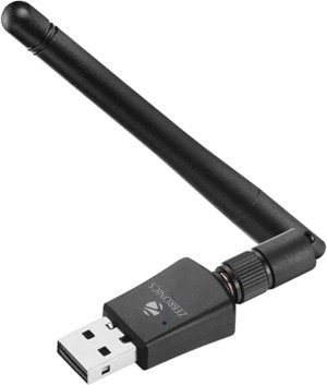 TP-Link TL-WN722N Adaptateur USB Wi-FI à Gain Elevé 150 Mbps Antenne  Détachable 4dBi Noir/Blanc & Clé WiFi Puissante N150 Mbps, Nano Adaptateur  USB