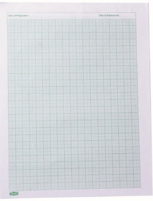officekart GRAPH A4 100 RULED A4 80 gsm Graph Paper - Graph  Paper
