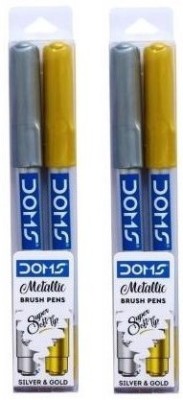 Doms Metallic Brush Pens (10 Shades)