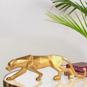 Buy zart Black Cheetah Showpiece for Home Decor Showpiece, Panther Statue, Jaguar Statue for Home