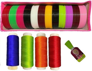 Silk dhaga bangles online
