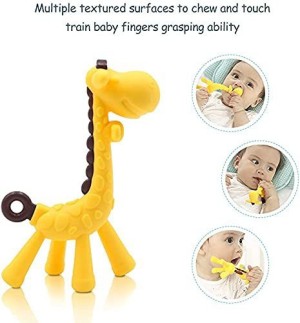 Little bamBAM Baby Teething Toy – Yellow - Bambeado