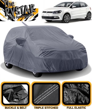 XGuard® 100% Pure Polyester - Car Body Cover Compatible with Volkswagen Polo  GT Car Cover - UV Rays Reflective - Water Resistant (Gray with Mirror  Pocket) : : Car & Motorbike