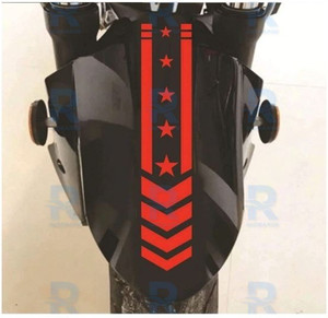 Mudguard sticker 2025 for bike
