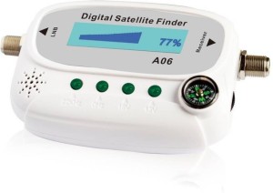Divinext SF-700 Digital Satellite Finder DB Meter Tester with Spectrum  Function + USB Port + LCD Backlight Display + Compass + 4 Led + Buzzer + Power  Supply Satellite Signal Strength Quality