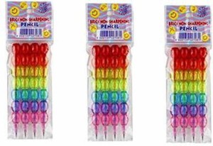 PACK OF 3 Kids Multi Changeable Tips Stacker Stackable Pencil Crayons  Smiley £3.99 - PicClick UK