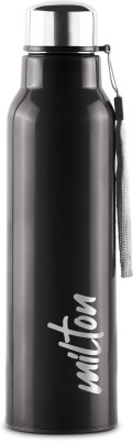  Milton Aura 1000 Thermosteel Bottle, 1.05 Litre, Black