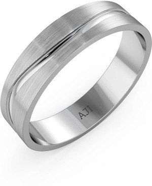 Joyalukkas Bumpy Strips Mens PT950 Platinum ring Price in India